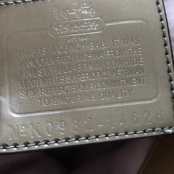 COACH ASHLEY SPECTATOR LEATHER SATCHEL - Picture 7 of 7